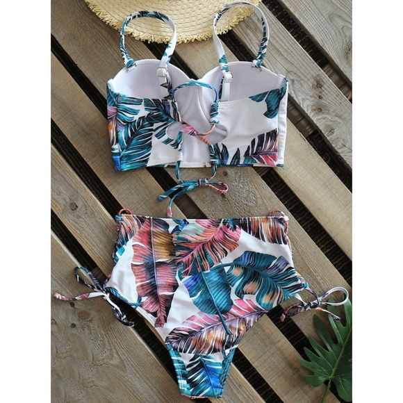 HIGH WAISTED BIKINI PUSH-UP TOP - Picture 5 of 6